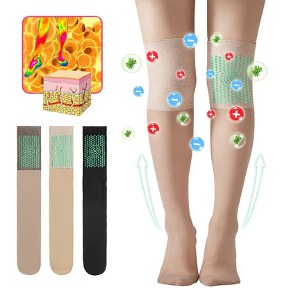 ✨PEARLMOON™ Ionen-Korrektur Lymphatische Entgiftung Langer Schlauch Seidenstrümpfe  (🔥🔥 Begrenztes Angebot, gilt 30 Minuten lang)💥