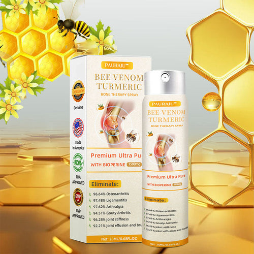 𝑷𝑨𝑼𝑹𝑨𝑱𝑼™ BEE VENOM TURMERIC BONE THERAPY SPRAY ⚡🌵