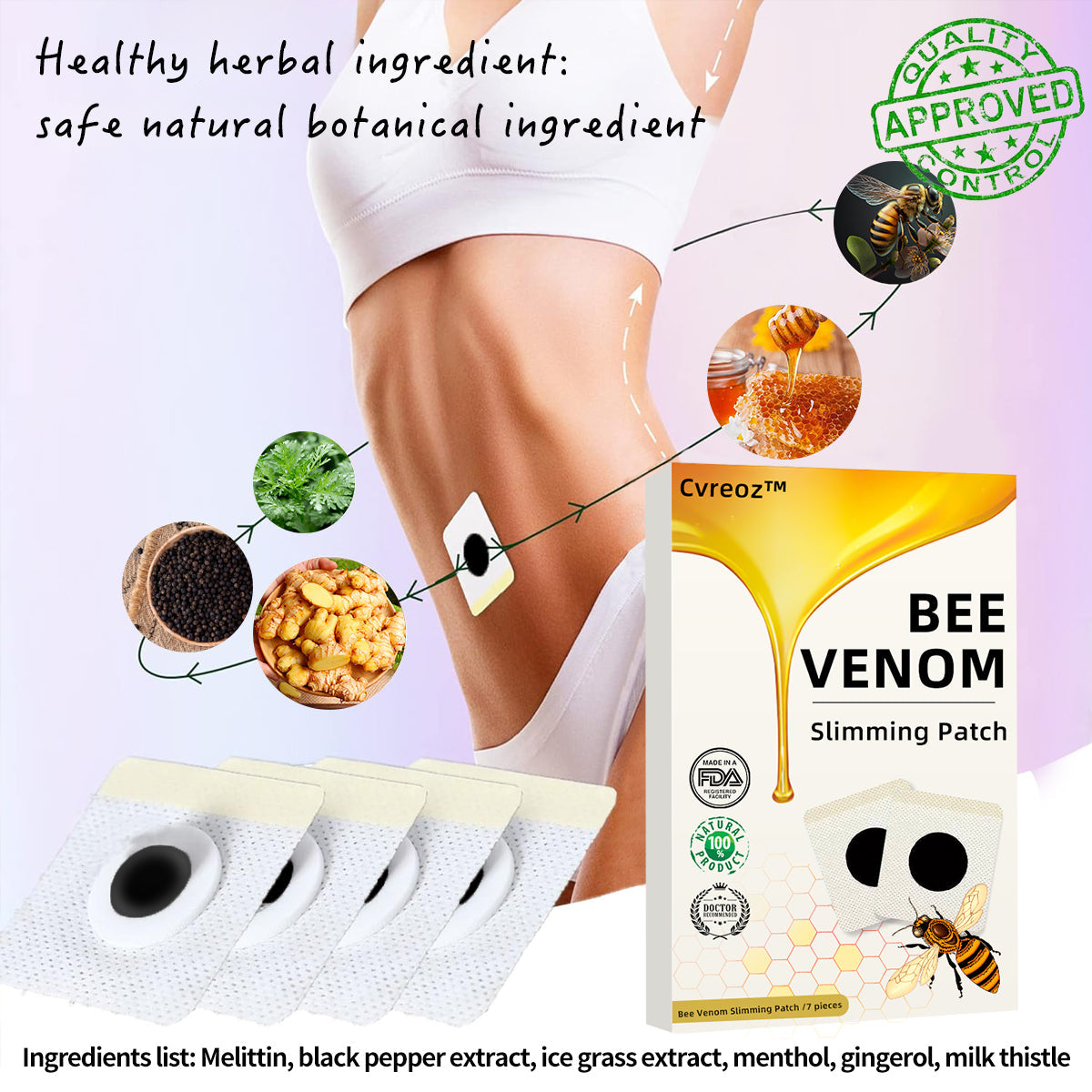 【𝐂𝐞𝐥𝐞𝐛𝐫𝐢𝐭𝐲 𝐅𝐚𝐯𝐨𝐫𝐢𝐭𝐞 】𝐂𝐯𝐫𝐞𝐨𝐳™ 𝐁𝐞𝐞 𝐕𝐞𝐧𝐨𝐦 𝐒𝐥𝐢𝐦𝐦𝐢𝐧𝐠 𝐏𝐚𝐭𝐜𝐡 ⭐ (𝐟𝐨𝐫 𝐚𝐥𝐥 𝐥𝐲𝐦𝐩𝐡𝐚𝐭𝐢𝐜 𝐩𝐫𝐨𝐛𝐥𝐞𝐦𝐬 𝐚𝐧𝐝 𝐨𝐛𝐞𝐬𝐢𝐭𝐲)🔥🔥🔥 Limited time 80% off 🧴🧴