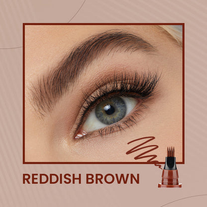 4-Tip Microblade Pen for Brows & Beards – Waterproof, Smudge-Proof & Natural Look